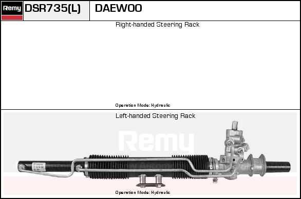 DELCO REMY Ohjausvaihde DSR743L